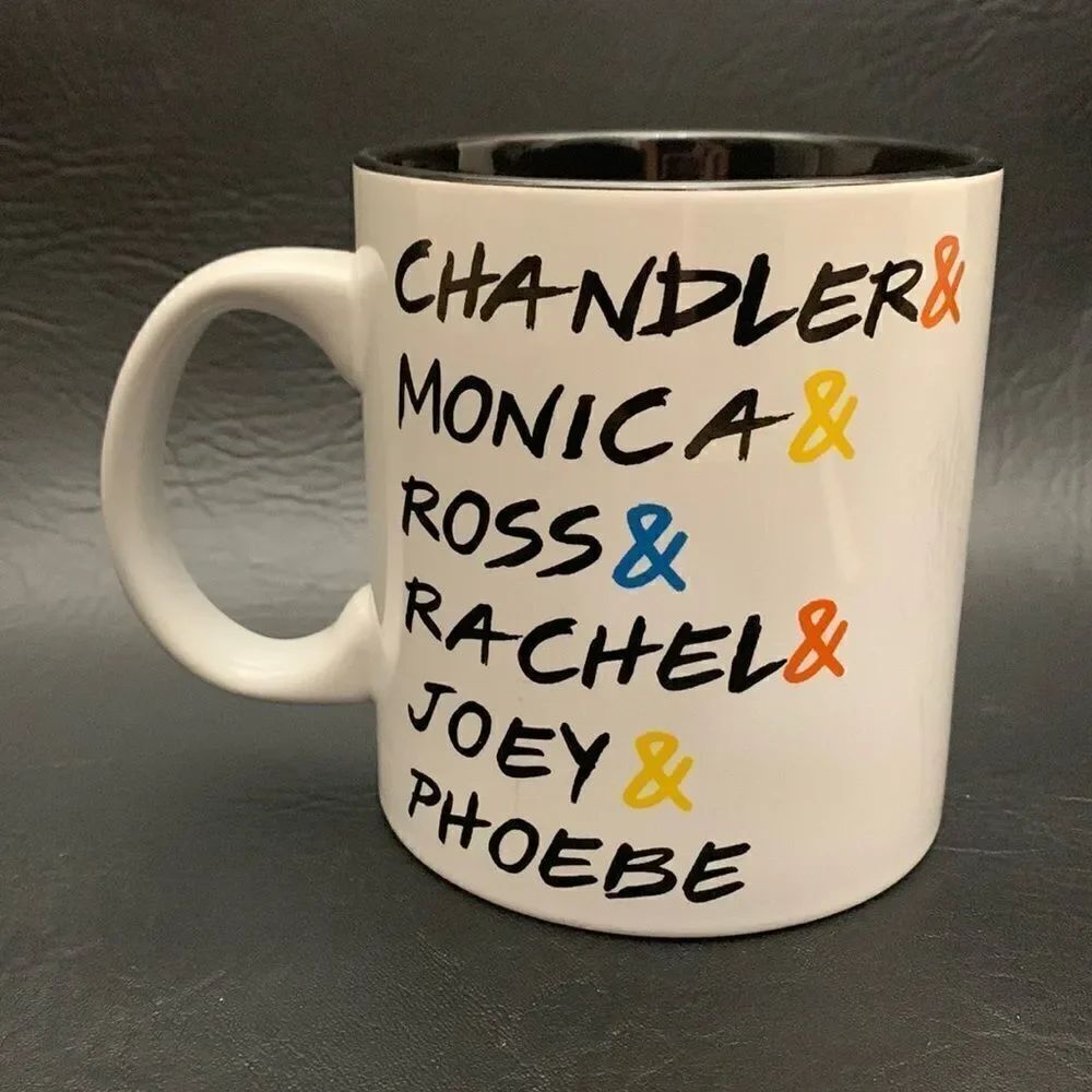Friends The TV Series 20 Ounces Coffee Tea Mug Chandler Rachel Ross Joey Monica